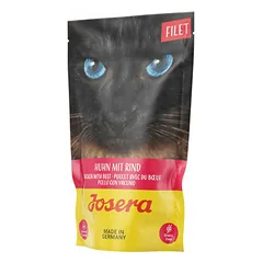 Josera filė su vištiena ir jautiena, drėgnas maistas katėms 70 g — 2 nuotrauka