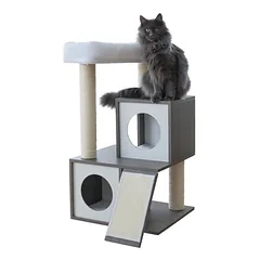 Kerbl Pet Kratzbaum Flair, weiß/grau