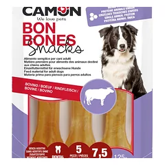 Camon Natural Chewing Bone kramtomas kaulas šunims, 7,5 cm, 5 vnt.
