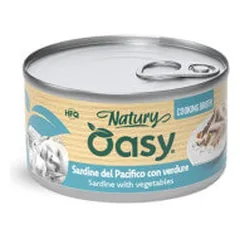 Oasy Natury Cooking Broth konservai su sardinėmis ir daržovėmis katėms