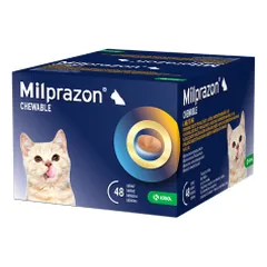 Milprazon Chewable tabletės nuo kirminų mažoms katėms ir kačiukams nuo 0,5 kg, 1 tabl.