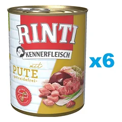RINTI Kennerfleisch Turkey kalakutiena 6x800 g