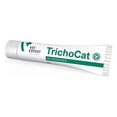 VetExpert TrichoCat Pasta papildas katėms, triušiams ir šeškams nuo plaukų kamuolių, 50 g