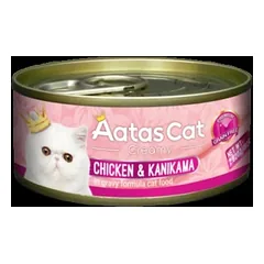 Aatas Cat Creamy Chicken Kanikama Konservai Katėms Su Vištiena Ir Krabais 80g — 2 nuotrauka