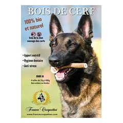 France Croquettes Hirschgeweih Kauartikel für Hunde