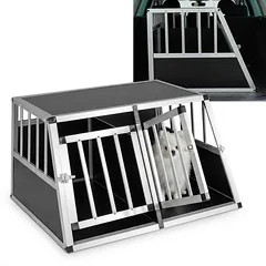 Augintinių transportavimo dėžė, su nuimama pertvara, 89 × 69 × 50,5 cm