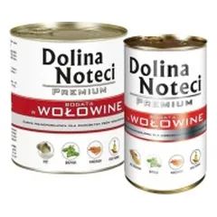Konservai šunims su jautiena Dolina Noteci Premium 400 g — 2 nuotrauka