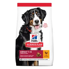 HILL'S SP Canine adult large breed chicken sausas maistas didelių veislių suaugusiems šunims su vištiena, 18 kg