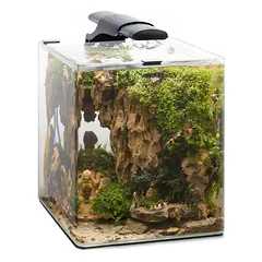 Opti Bent 30 akvariumas stačiakampis, juodas, 29x29x35 cm, 29 l — 2 nuotrauka