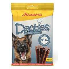Josera Denties Poultry & Blueberry skanėstai šunims su paukštiena ir mėlynėmis, 180 g