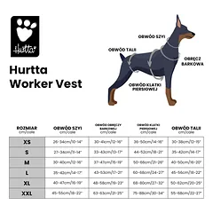 Hurtta Worker Vest Camo - atspindinti liemenė šunims, atspari vandeniui, Green / XS — 2 nuotrauka