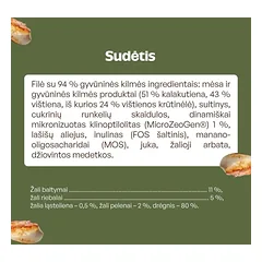 Begrūdis šlapias pašaras kačiukams su kalakutiena ir vištos krūtinėle, 85 g | 2 — 5 nuotrauka