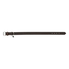 TRIXIE Rustic rieb. odos antkaklis, L-XL 57-66cm/30mm, tams. rudas — 2 nuotrauka