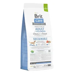 Brit Care Sustainable Adult Large Breed Chicken & Insect sausas maistas suaugusiems didelių veislių šunims su vištiena ir vabzdžiais, 12 kg — 2 nuotrauka