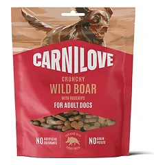 Carnilove Crunchy Wild Boar with Rosehips skanėstai šunims, 200 g