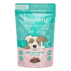 Skanėstas šunims Freedog su kiauliena ir pomidorais, 100 g