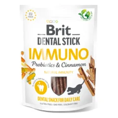 Brit Dental Stick Immuno Probiotics&Cinnamon skanėstai dantų priežiūrai, 7 vnt.