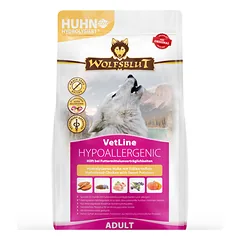 WOLFSBLUT VetLine Hypoallergenic dietinis sausas pašaras su hidrolizuota vištiena šunims, 12kg