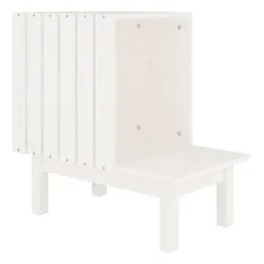 Prolenta Premium namelis katėms Ballingarry, 60 x 36 x 60 cm, balta, mediena — 2 nuotrauka