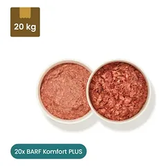 Haustierkost BARF Komfort PLUS meniu su jautiena ir vištiena 20 kg, šaldytas maistas šunims