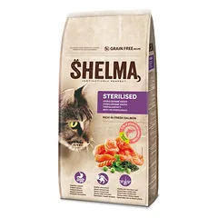 SHELMA cat Sterilizuota Lašiša GF 8 kg