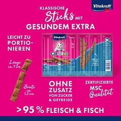 Vitakraft Cat Stick Healthy skanėstai katėms — 3 nuotrauka