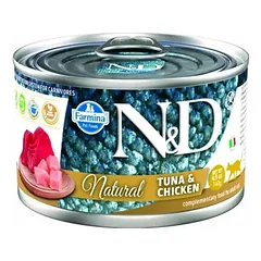 Farmina N&D Cat Natural Adult Tuna & Chicken 140 g