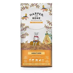 Harper and Bone Wild Mountain sausas maistas vidutinių ir didelių veislių suaugusiems šunims, 2 kg