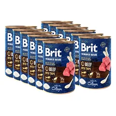 "Brit Premium by Nature" jautiena su triušiena 12x400g