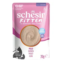 Schesir putėsiai kačiukams su vištiena, 70g
