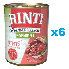 RINTI Kennerfleish Senior Beef 6x400 g su jautiena vyresniems šunims