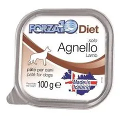 Forza10 Solo Diet Lamb drėgnas maistas šunims, su maisto netoleravimu ir alergijomis, 100 g nuotrauka