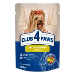 Club 4 Paws Premium konservai su triušiena padaže šunims - Pet24