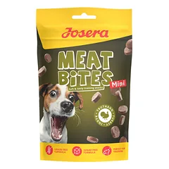 JOSERA Meat Bites Mini Turkey treniravimo skanėstai šunims su kalakutiena, 70 g