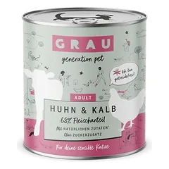 GRAU Adult begrūdis drėgnas maistas katėms, ekonominė pakuotė 12 x 800 g — 2 nuotrauka