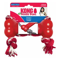 KONG Goodie Bone with Rope Medium - dog toy