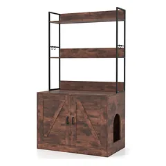 Kraiko dėžės spintelė 80 x 48 x 145 cm — 4 nuotrauka