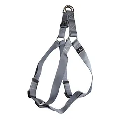 Flamingo petnešos šunims Step & Go Ziggi, pilkos, Matmenys: 20-35 cm / 10 mm — 4 nuotrauka