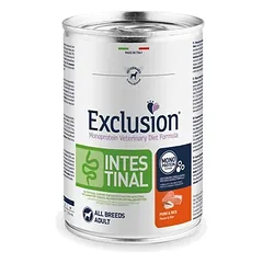 Exclusion Intestinal konservai šunims su kiauliena ir ryžiais 6x200g