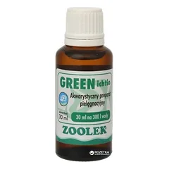 Akvariumo priežiūros priemonė Green Ichtio, 30 ml nuotrauka