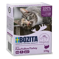 Konservai katėms Bozita Cat su kalakutiena, 370 g