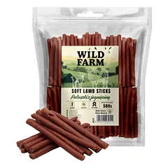 WILD FARM ėrienos lazdelės 500g skanėstai šunims