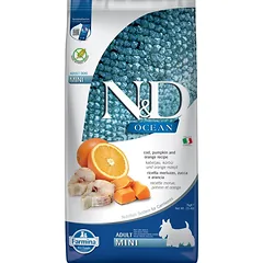 FARMINA N&D Ocean dog adult codfish, pumpkin, orange mini 7 kg