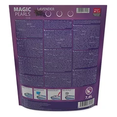 Magic Cat Magic Pearls Lavender silikono kraikas katės tualetui, 7.6 L — 3 nuotrauka