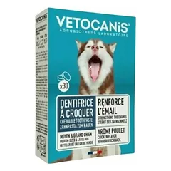 Vetocanis Chewable Toothpaste Tablets for Dogs N30 — 1 nuotrauka