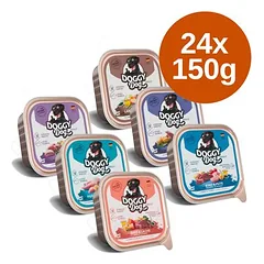 DOGGY Dog Adult drėgnas maistas šunims, ekonominė pakuotė 24 x 150 g