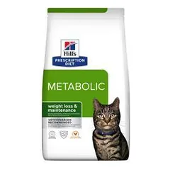 Hills Prescription Diet Metabolic Weight Loss and Maintenance sausas maistas katėms, turinčioms viršsvorio, 1,5 kg