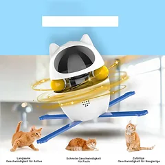 Automatinis lazerinis žaislas katėms su 3 režimais interaktyvus Smart Cat žaislas — 2 nuotrauka