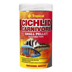 Tropical Cichlid Carnivore Small Pellet granuliuotas maistas mėsėdžiams ciklidams 250 ml