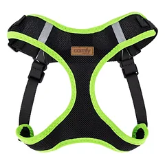 Comfy petnešos gyvūnui LEO XS, juoda-raudona 40-50cm